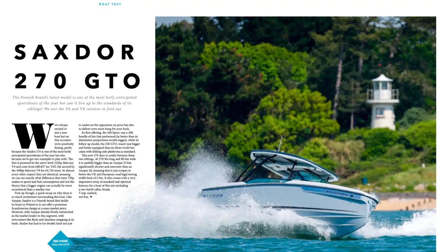 Saxdor 270 GTO Test by MDY Magazine
