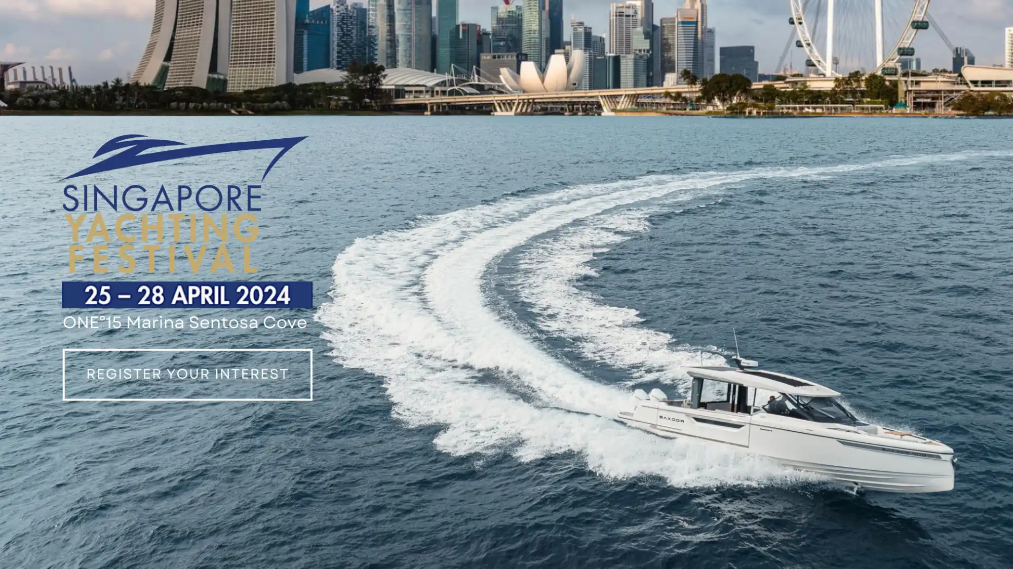 Singapore Yachting Festival 2024 - Saxdor Yachts Singapore